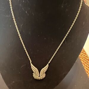 Silver Angel Wing Necklace